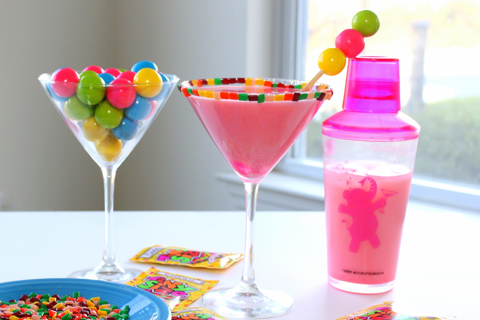 Here Comes The Fun Bubblegum Martinis