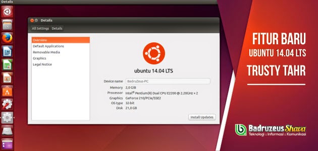 Ubuntu 14.04 LTS (Trusty Tahr) dan Fitur Barunya