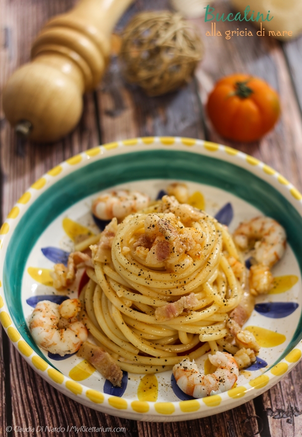 Bucatini alla gricia di mare