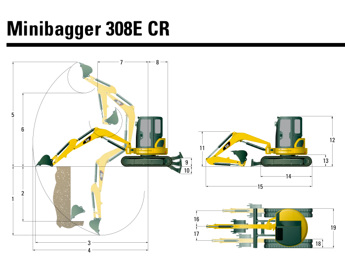 Gebrauchter Minibagger