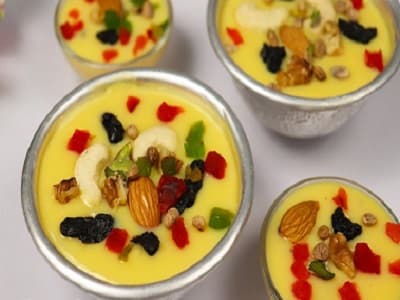 Shahi Fruit Custard Recipe In Hindi