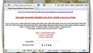 huawei modem dongle unlock code calculator