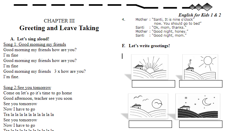 Contoh Soal Essay Greeting And Leave Taking Guru Paud