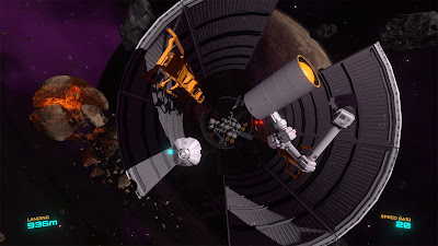 Descent Vector Space Runner Game Screenshot 2