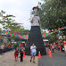 Con catrinas monumentales, se decora la zona Tradicional de Acapulco
