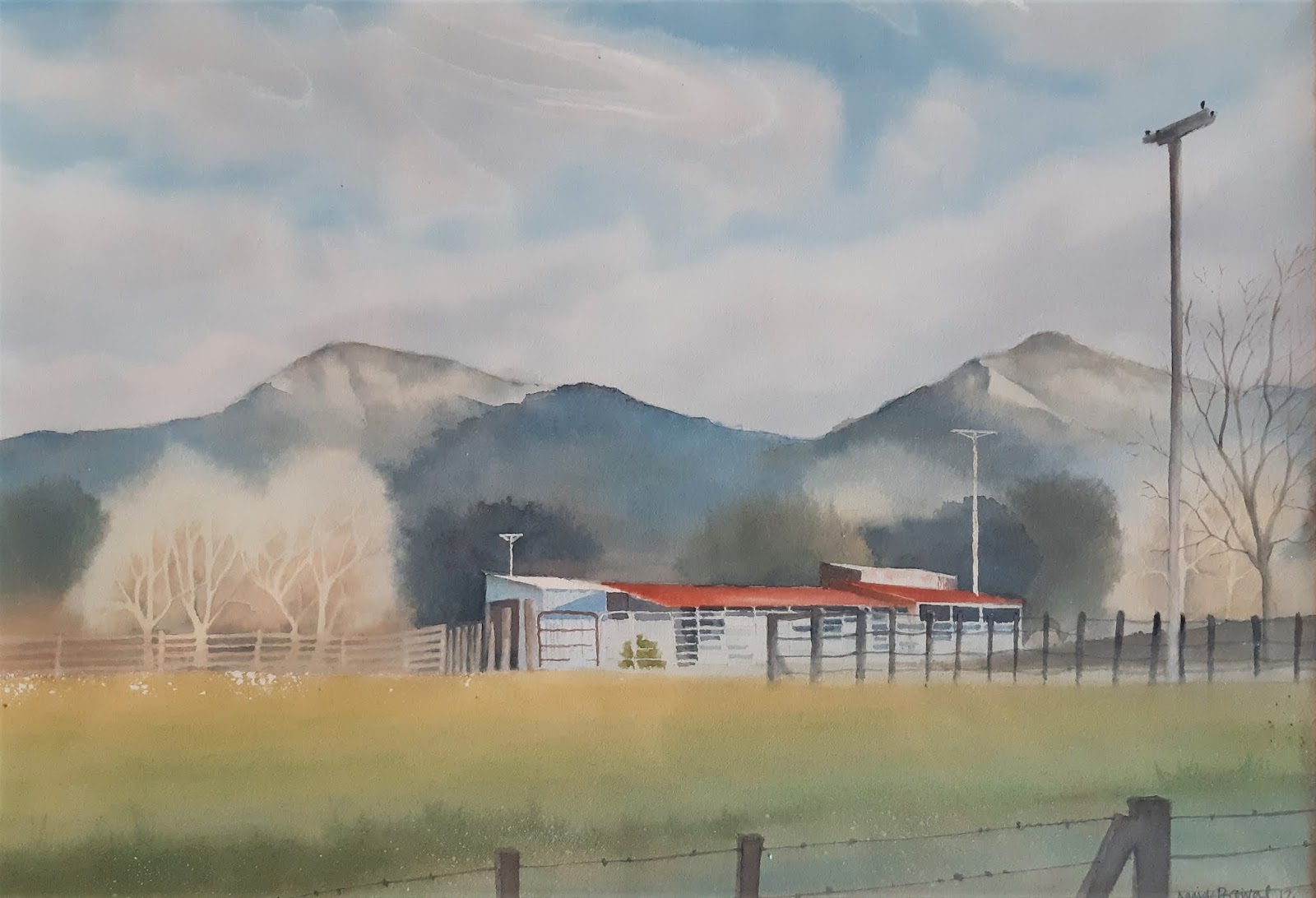 Watercolours by David Percival November 2019