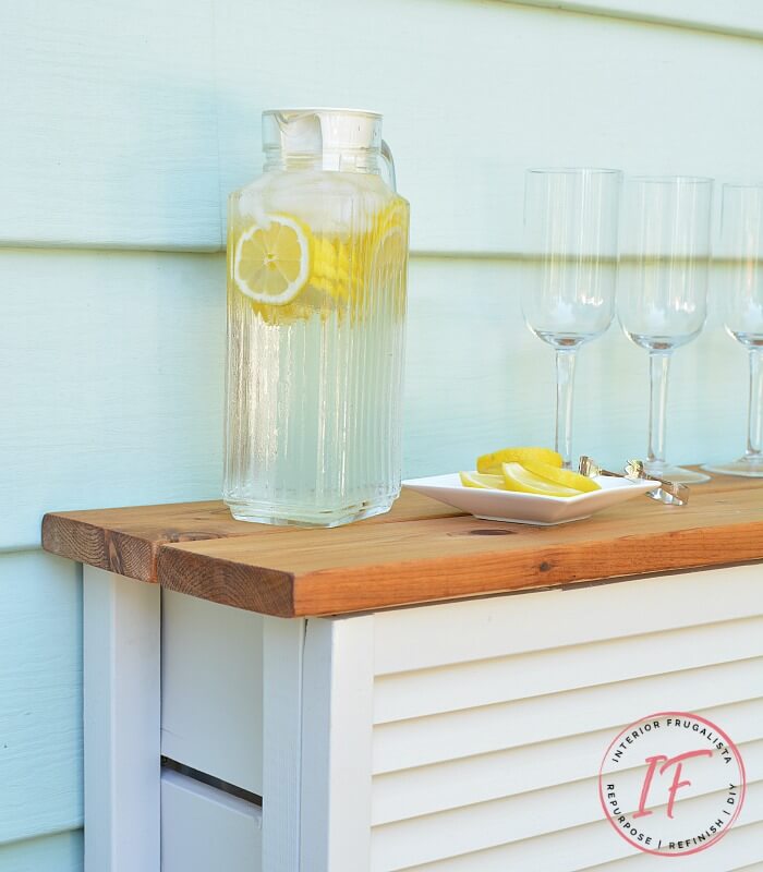 How To Hide Unsightly Outdoor Vents With Repurposed Doors Interior Frugalista