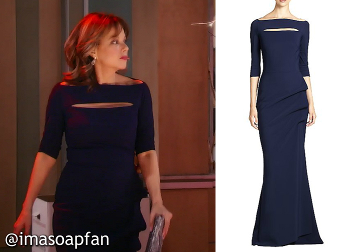 chiara boni navy dress