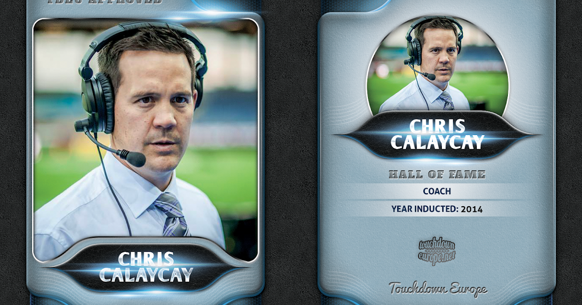 Hall of Fame: Chris Calaycay, Coach | Touchdown Europe