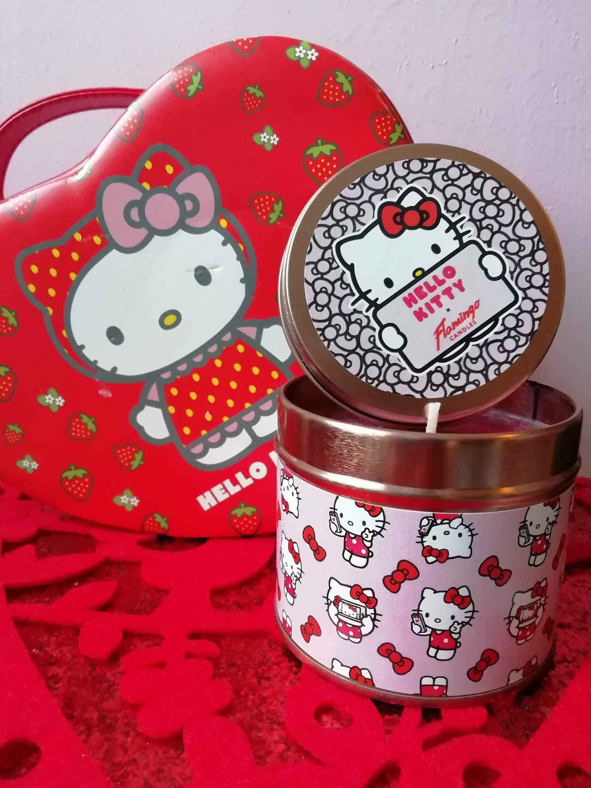  Hello Kitty x Flamingo Candles The Dainty Dolls House