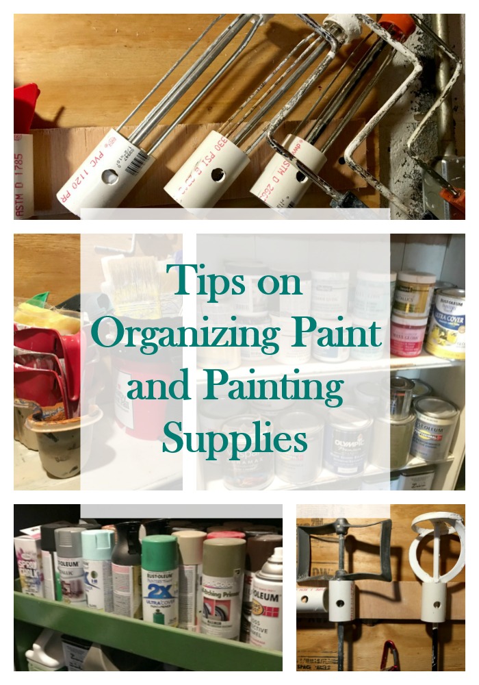How to Organize Paint and Paint Storage Tips