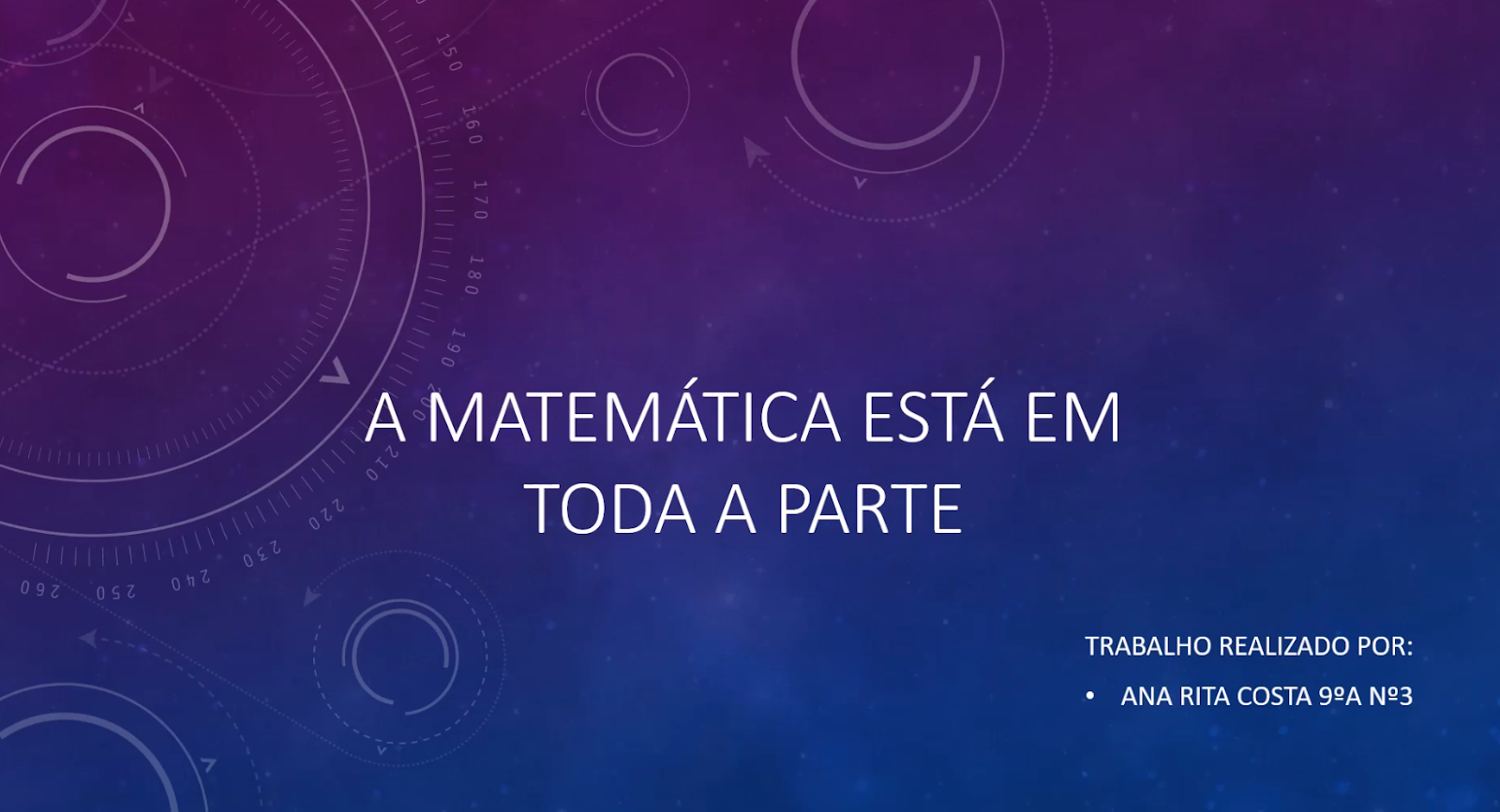A Matemática Está Em Tudo Exemplos