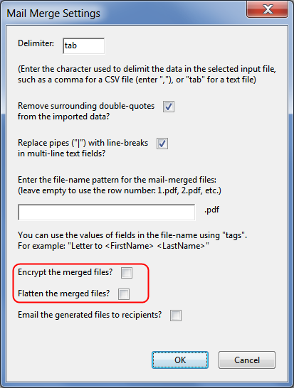 numbers mail merge