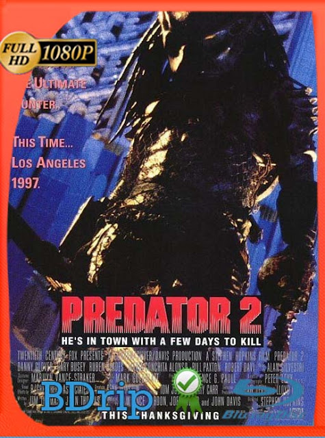 Depredador 2 (1990) BDRIP 1080p Latino [GoogleDrive] SXGO