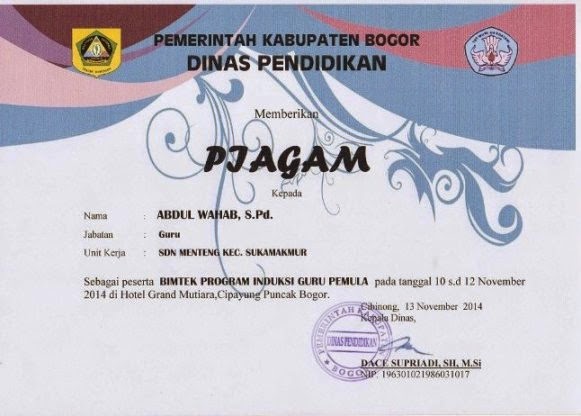 Laporan Hasil Pelaksanaan Dan Penilaian Program Induksi