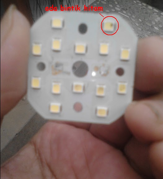 cara memperbaiki lampu led - Belajar Elektronika