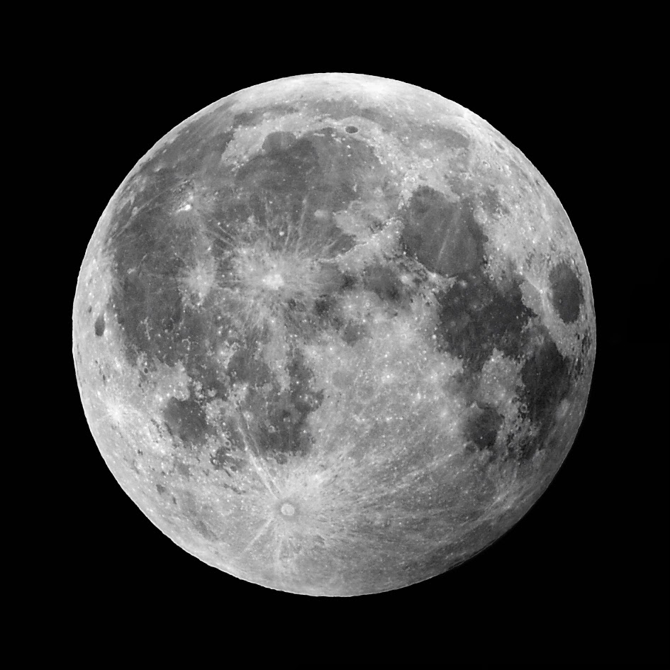 صورة مدهشة للقمر