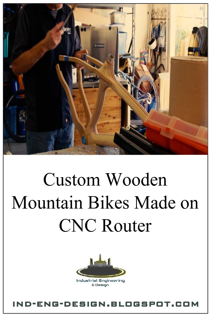 Custom Wooden Mountain Bikes Made on CNC Router MagOne 2016