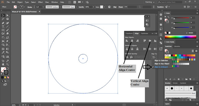 How To Make 3d Circular Maze In Adobe Illustrator Vividesigning