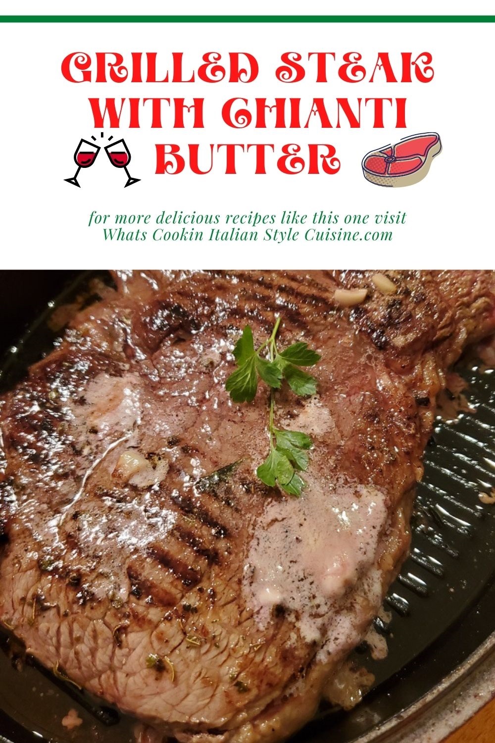 this is a pin for later on how to make Chianti  butter for sirloin steak 