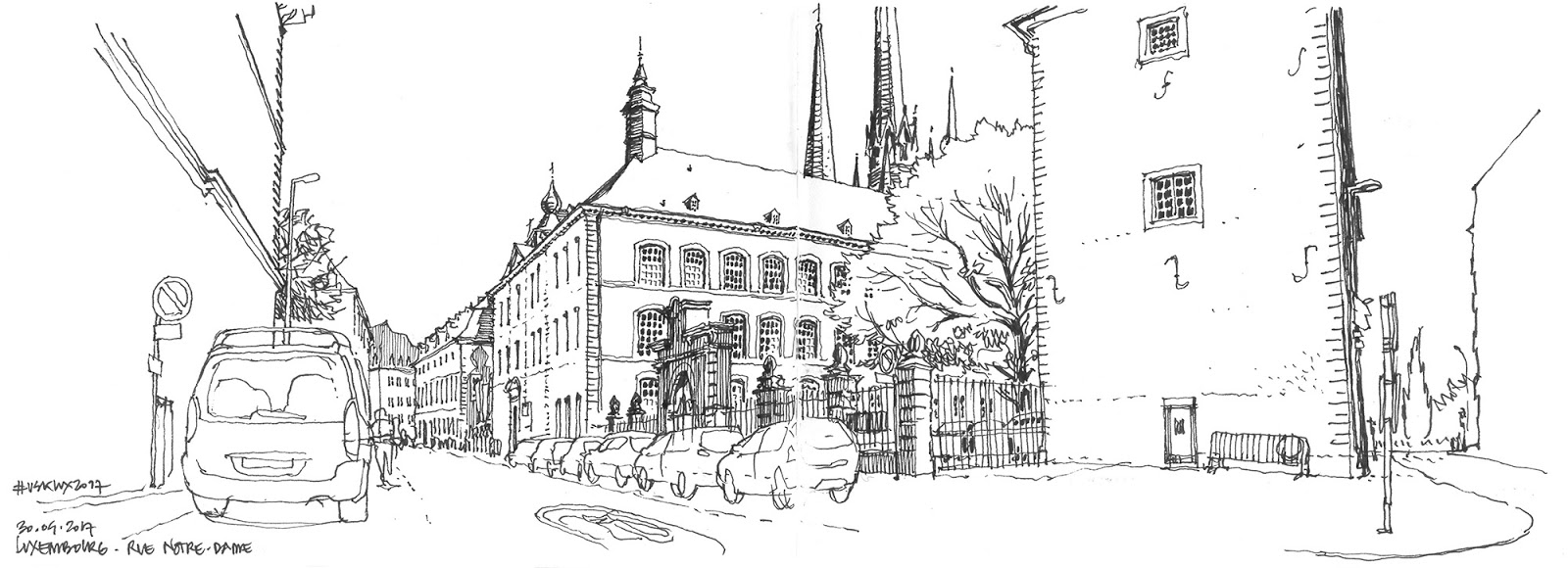 Notre dame dame street view