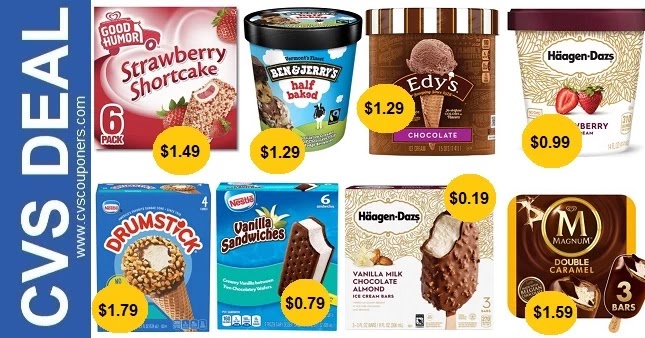 Sweet Ice Cream CVS Deals | CVS Couponers