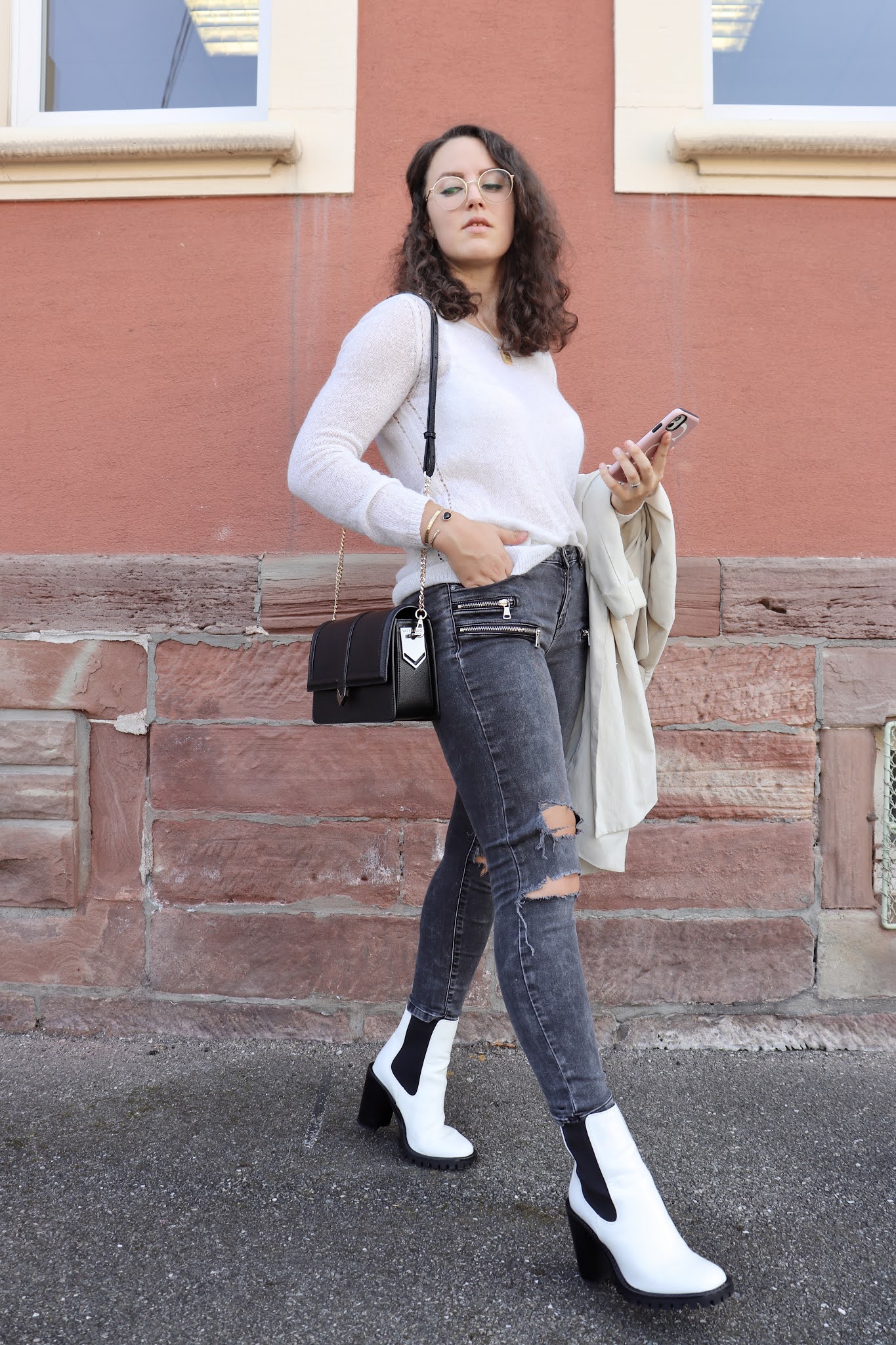 Look avec bottine blanche hotsell - Main Image