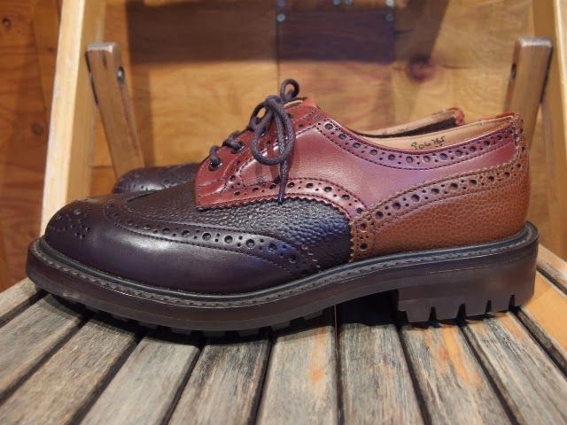 nepenthes trickers multi tone brogue 