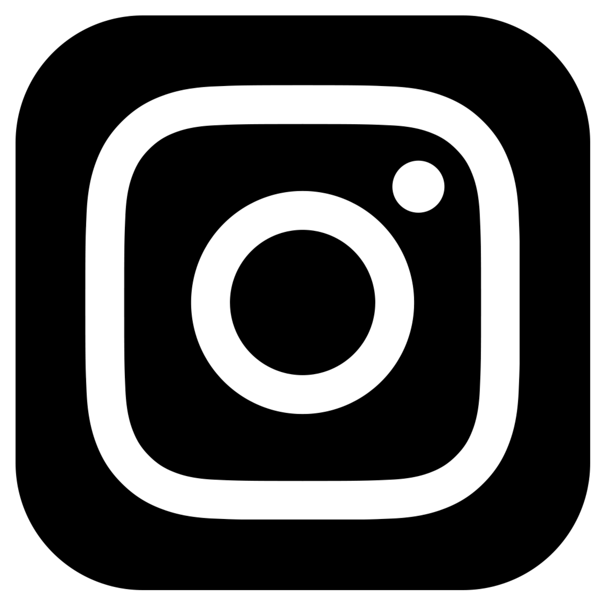 Logo Instagram hitam png  cocok untuk desain