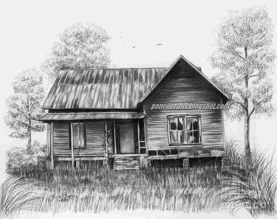 [30+]Easy Houses Pencil Sketches and Art - Pencil Crafts