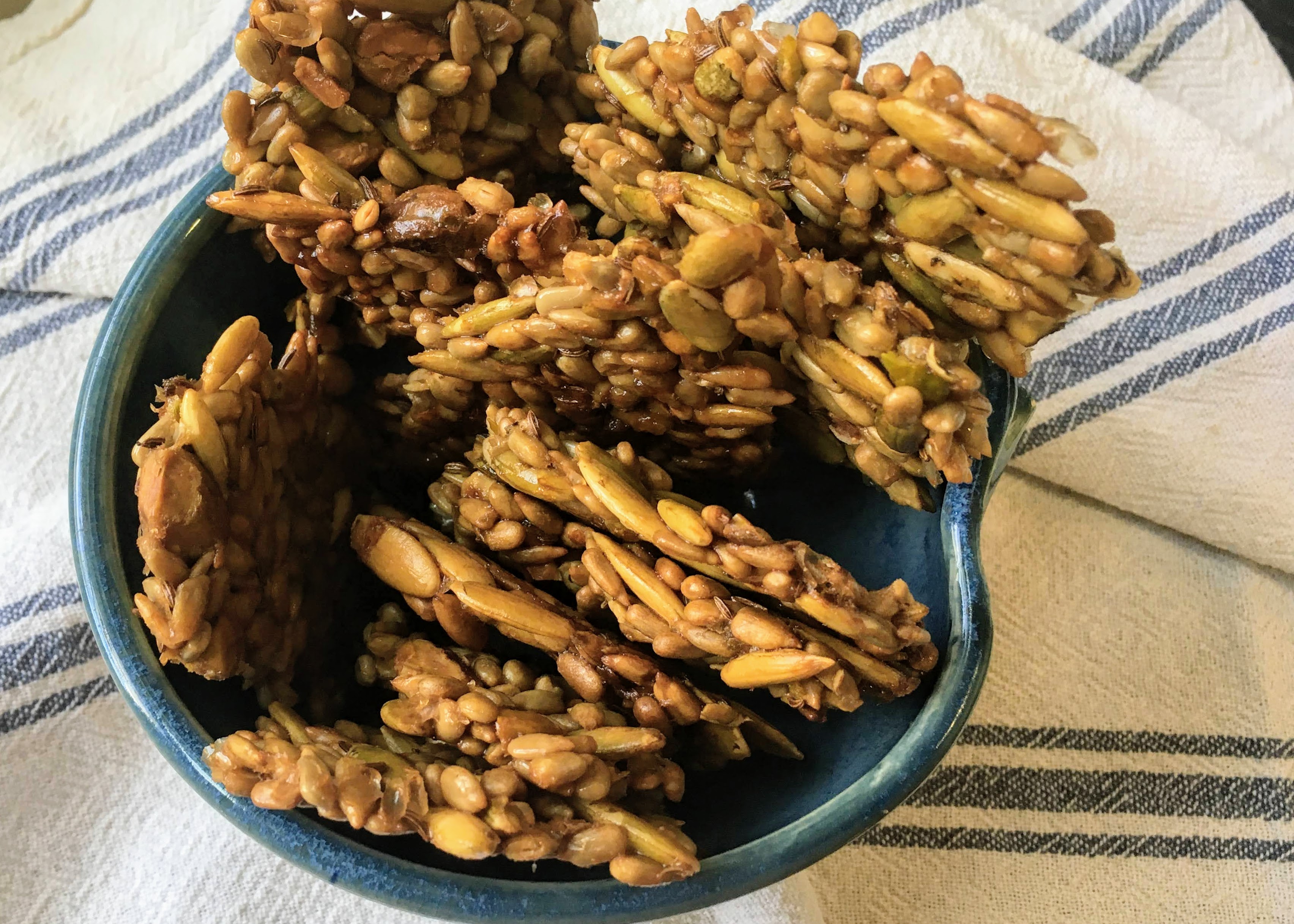 Sunflower Seed Snack Crackers, Four Ways