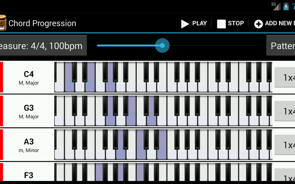 Piano Companion PRO chords v4.3.13 para android.