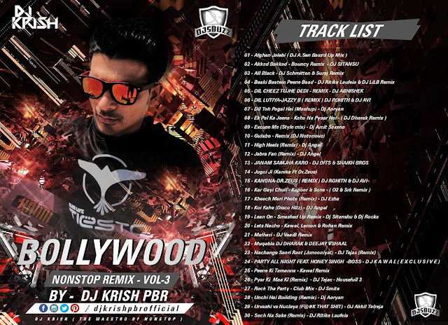 BOLLYWOOD NONSTOP REMIX VOL.3 – BY DJ KRISH PBR