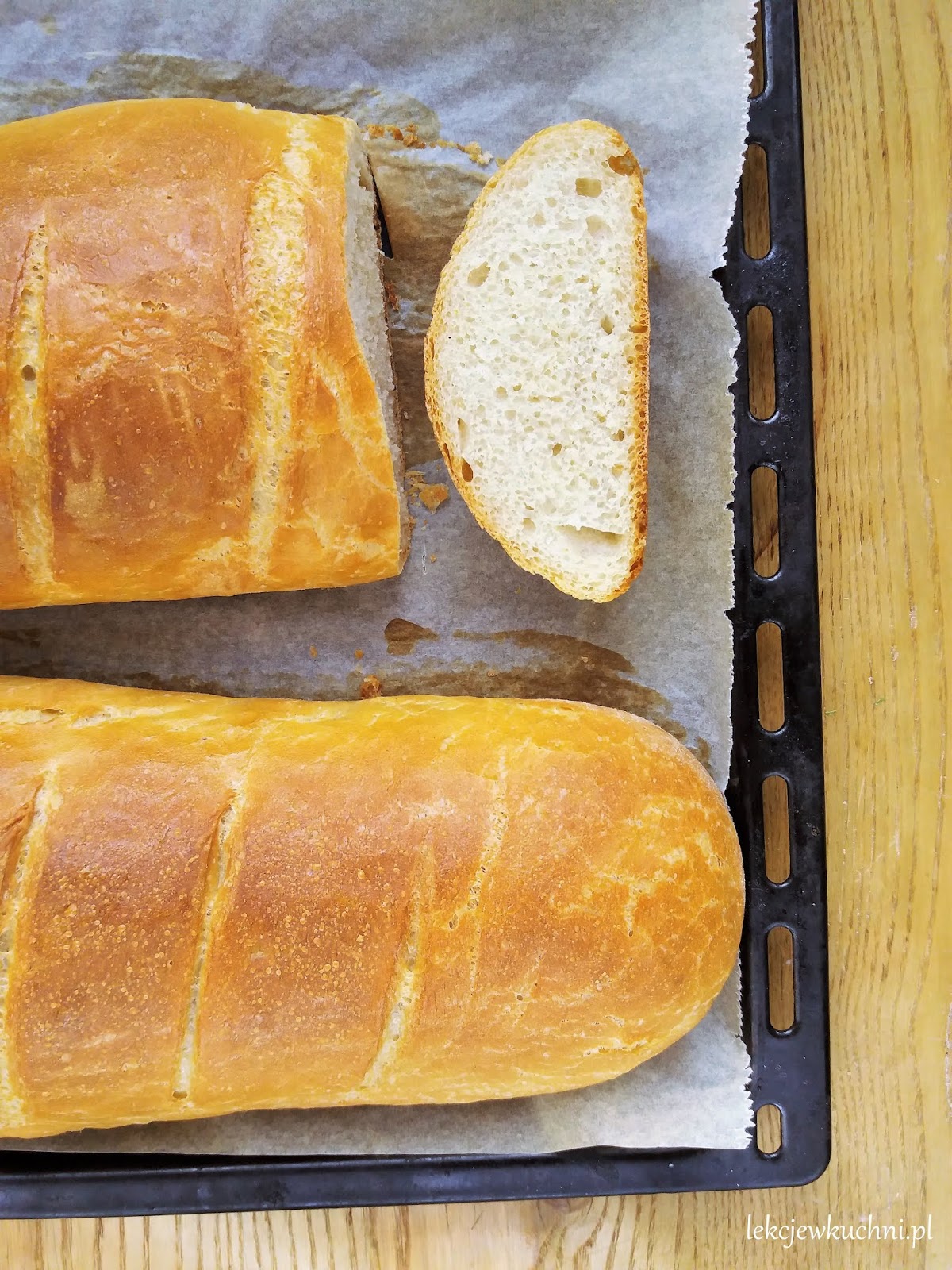 Chrupiący chleb pszenny na drożdżach (bez formy) / Crusty Yeast Bread
