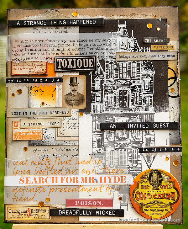 Layers of ink - Dr. Jekyll and Mr. Hyde Tutorial by Anna-Karin Evaldsson.