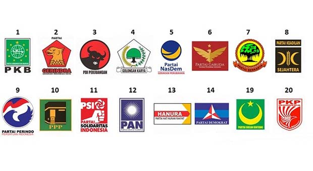 Berikut Hasil Perolehan Suara Partai Politik Pada Pemilu 2019