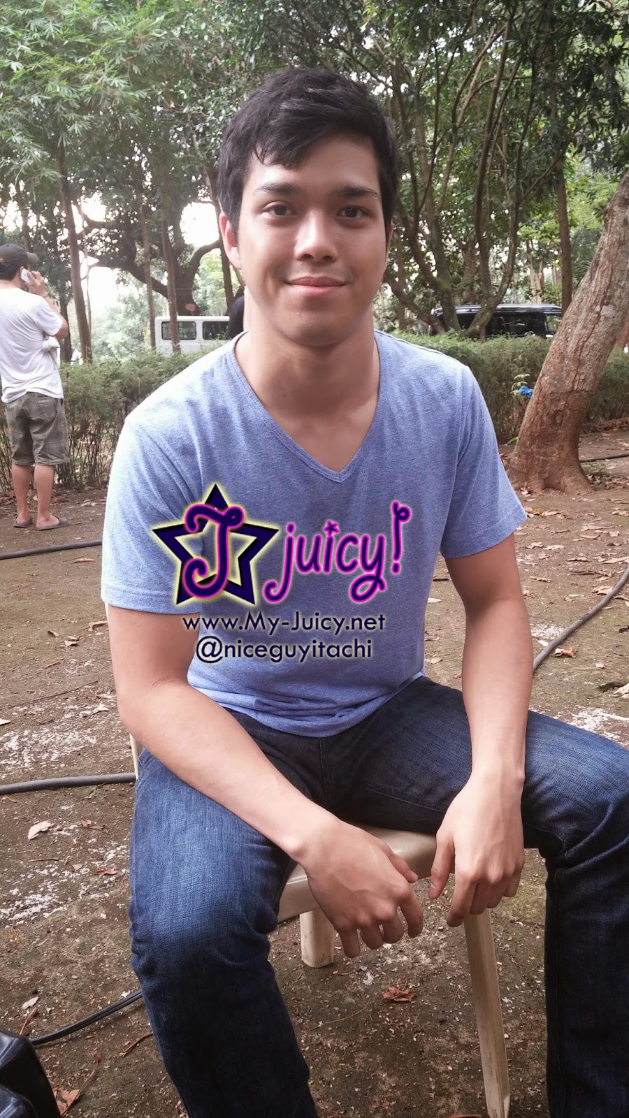 Elmo Magalona at the set of More Than Words
