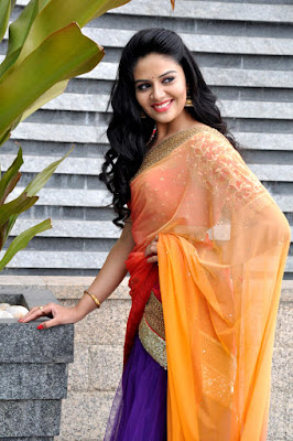 SriMukhi in Saree Photos