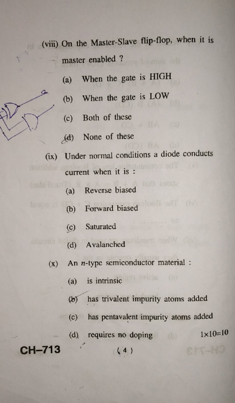 BCA Digital Electronics Question Paper HPU