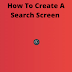 How To Create a Search Screen in HTML and CSS | Coding Zone