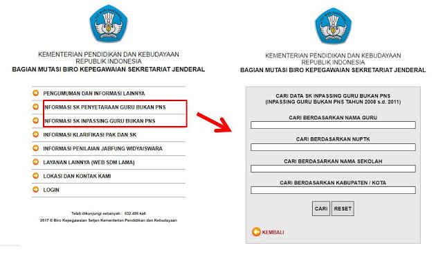 cara mengetahui sk inpassing penyetaraan guru tehnoomac