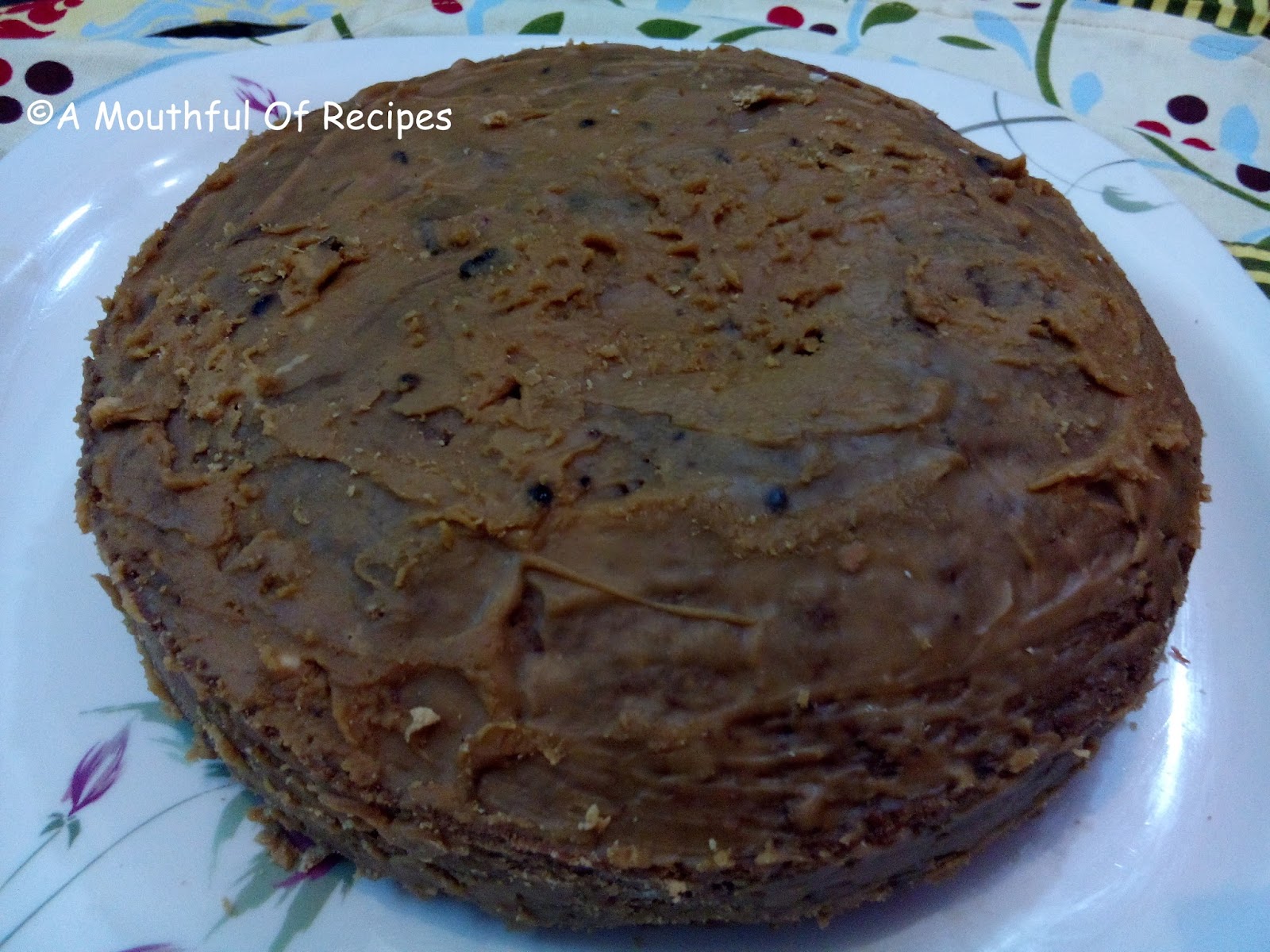 A Mouthful Of Recipes Instant Coffee Cake with Butter Glaze Coffee Icing