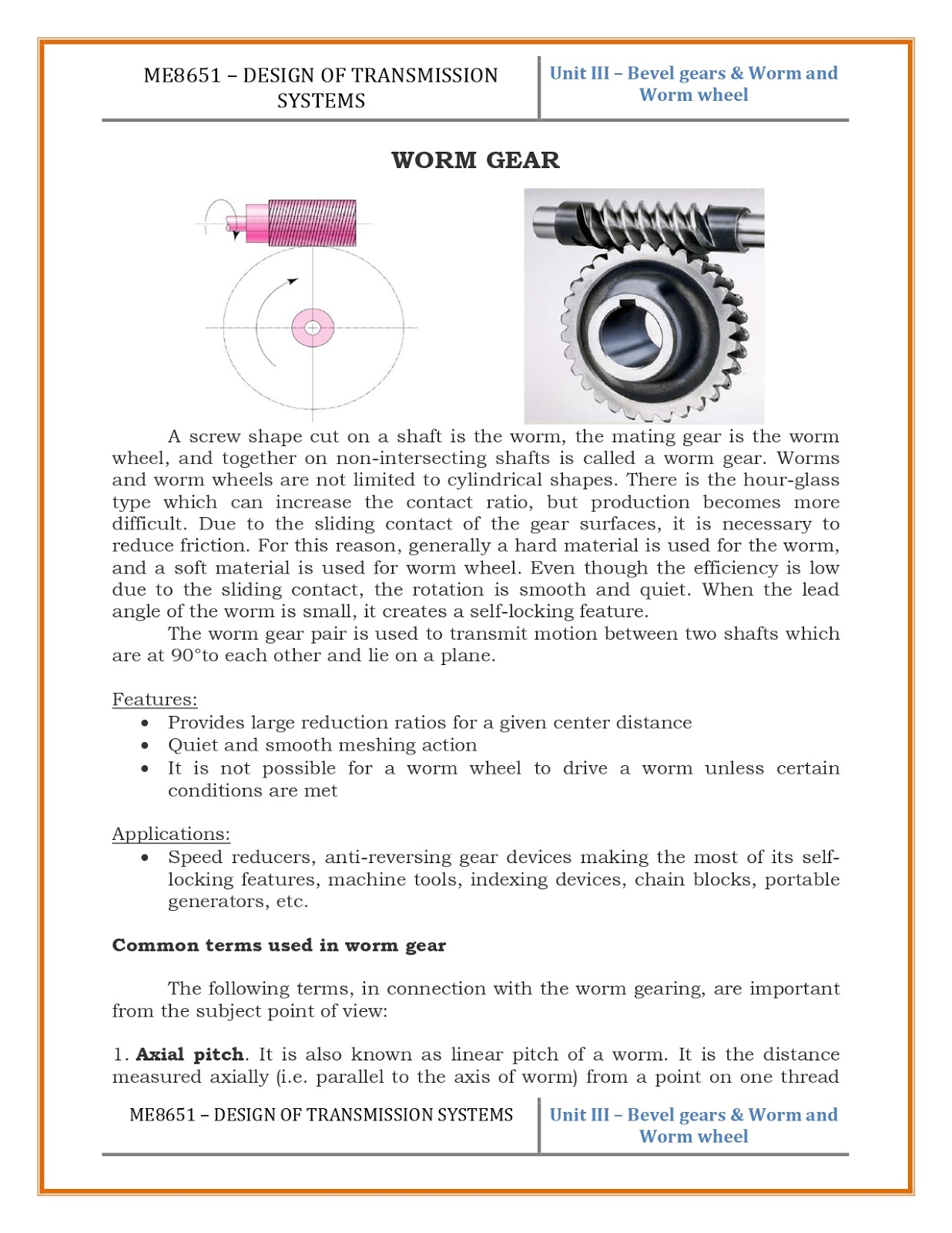 Introduction to Worm and Worm Wheel MechBix A Complete Mechanical