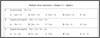 Resourceaholic: Multiple Choice Questions
