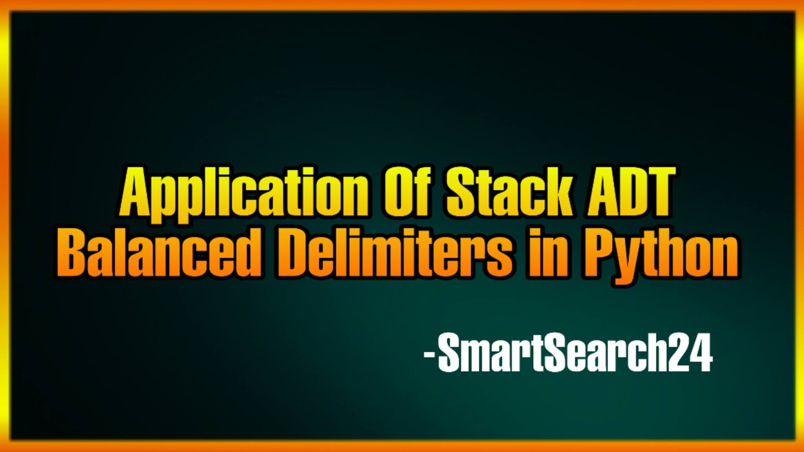 Balanced Delimiters in Python |stack application balance delimiters in ...