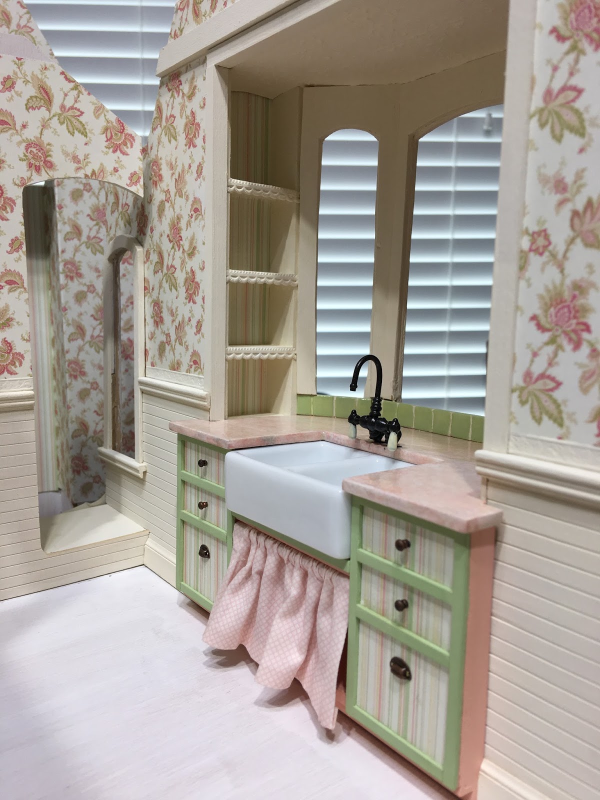 My Miniature Madness Storybook Cottage Kitchen Progress