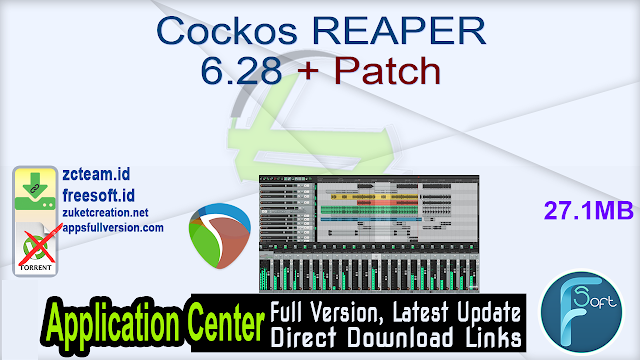 Cockos REAPER 6.28 + Patch_ ZcTeam.id