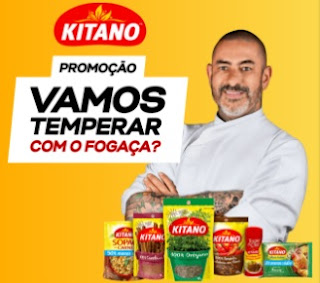 Cadastrar Promoção Kitano e Fogaça Vamos Temperar