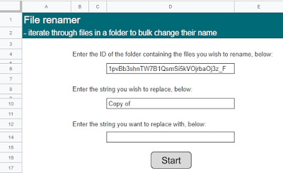 Screenshot of File renamer text fields Screenshot of File renamer text fields