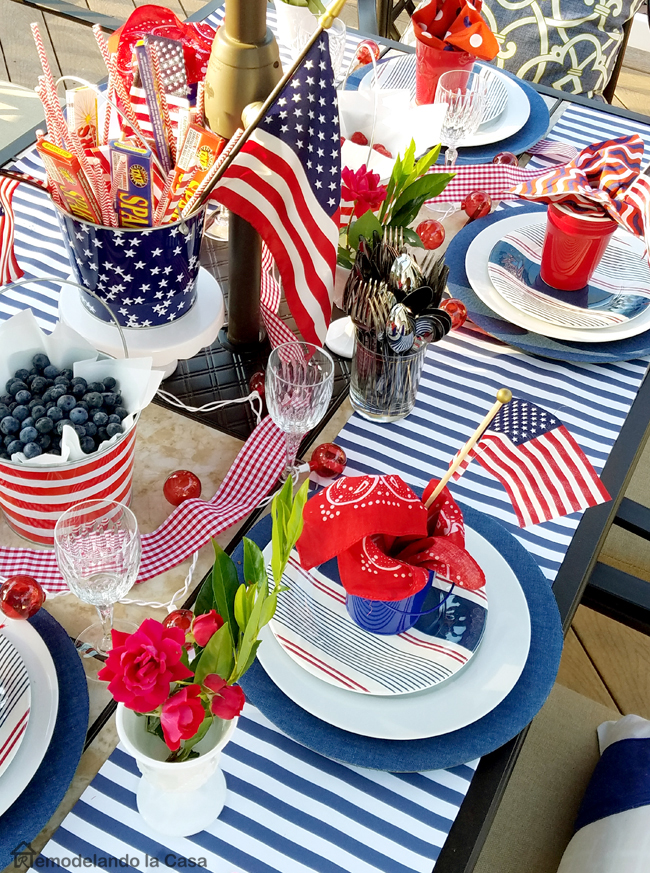 20 Red, White and Blue Home Decor Ideas Remodelando la Casa